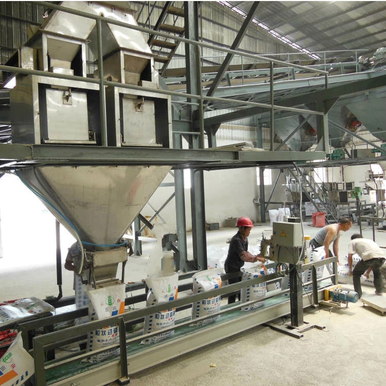 Organic Compound Fertilizer Making Machines For Bagging Pellet Packaging Automatic