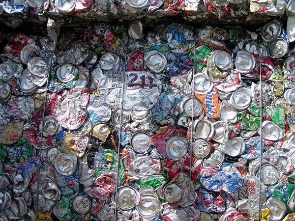 BHNALU551421 UBC Aluminum can scrap press bundle can scrap