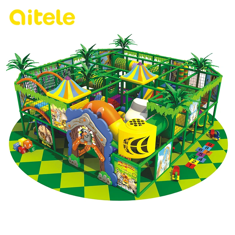 Plastic park toys children soft commercial indoor playground equipment