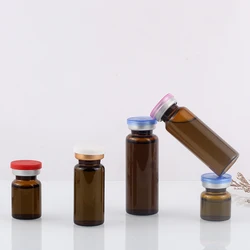 Mini Vials Of Sterile Powder Vial For Sale/ Glass Bottles With Rubber Stopper