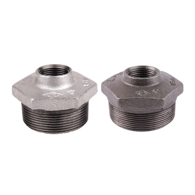 241d Bushing Malleable steel iron Galvanized black pipe fittings joint 241Bushing