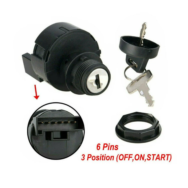 Ignition Key Switch for Polaris Sportsman RZR XP 570 800 900 1000 Ranger 3 Position 4011002