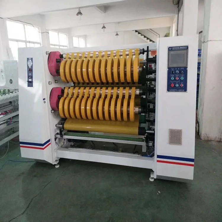 Automatic Adhesive Tape Jumbo Roll Slitting Machinery Slitter Rewinder Cutting Machine