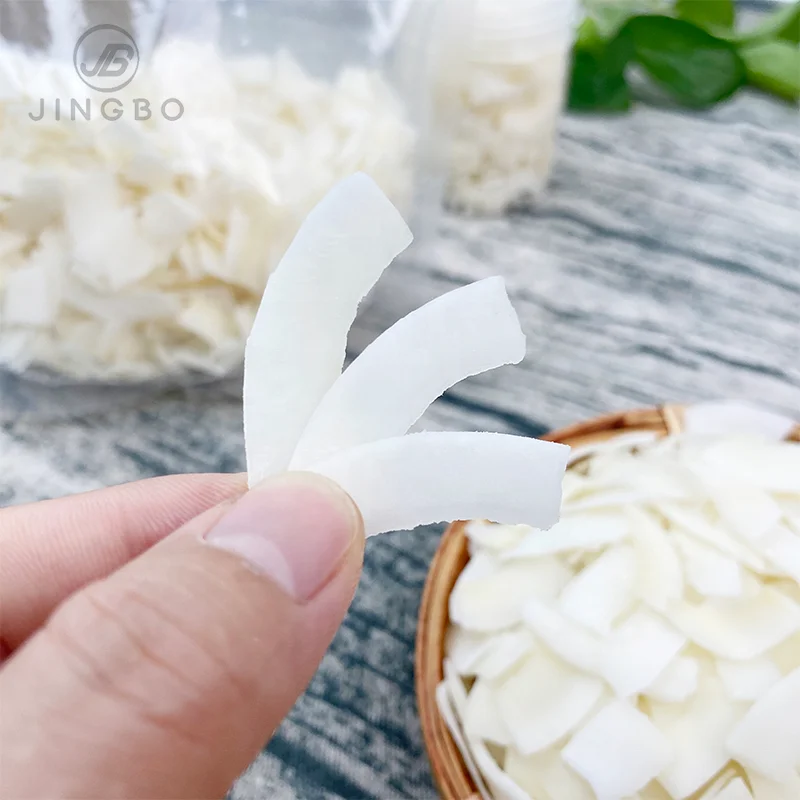 Wholesale High Quality Natural Flavored Roasted Coconut Slices Taste Freshness Dried in Bulk Ad-Drying Process.