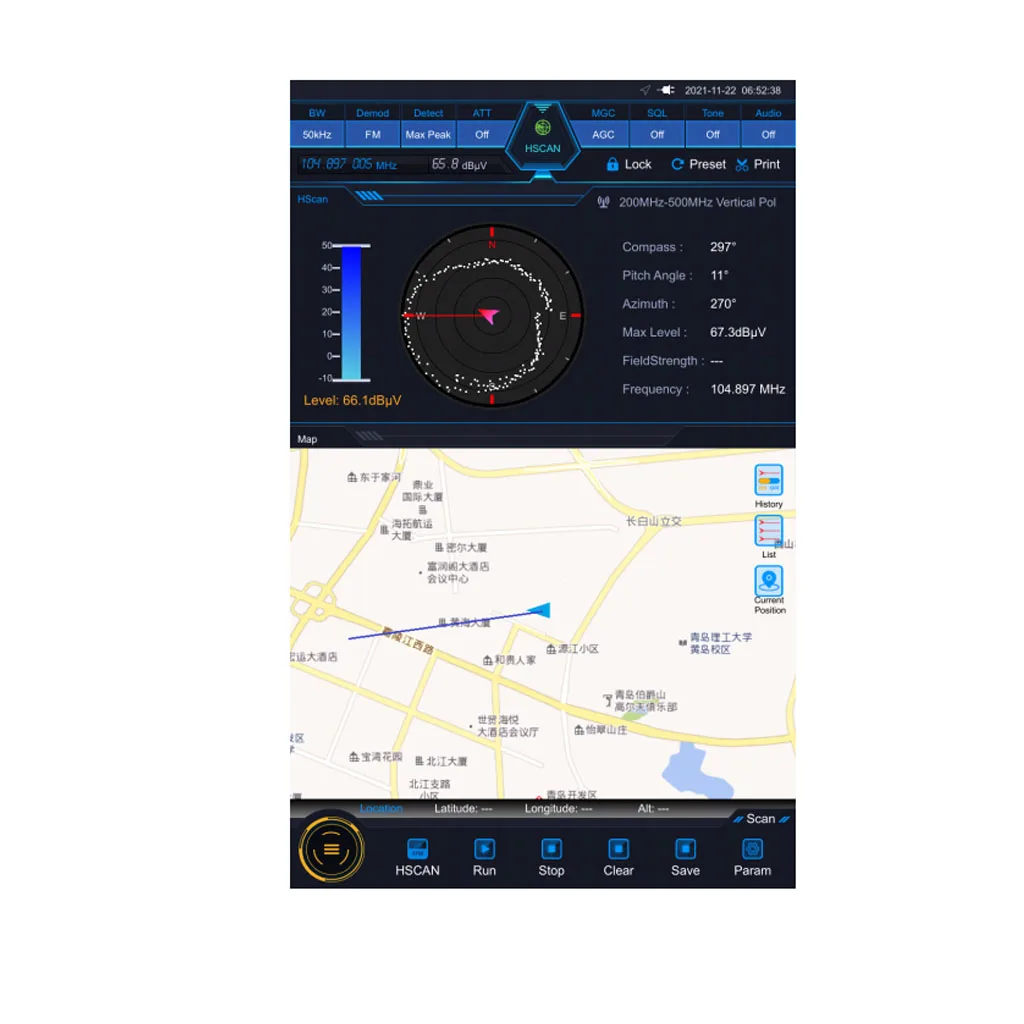 China Ceyear 3943B-S Frequency Range  9kHz to 8GHz 3-channel multimode Monitoring Receiver laboratory equip