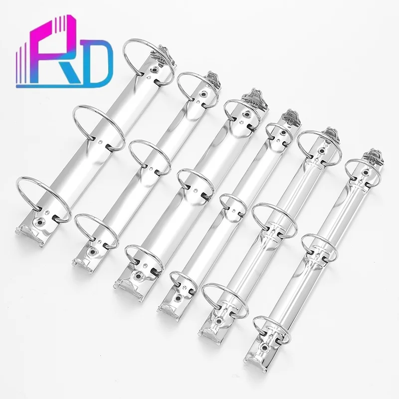 International O Type 3 Ring Metal Binder Clip Switch Stationery Accessory for File Folder Organization