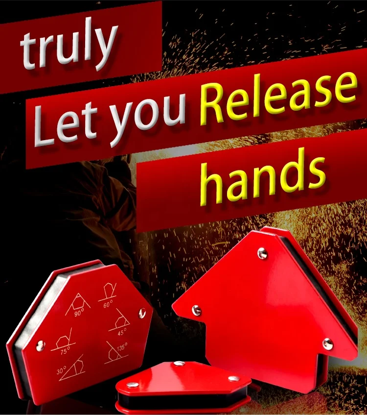 Камбоджийский рынок рекомендует/может быть DIY / 6 шт. магнитных угловых сварочных держателей