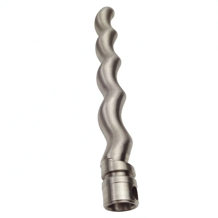 Seepex type corrosion resistant BN05-12 single progressing cavity screw slurry/sewage/sludge pump spare parts 304/316L SS rotor