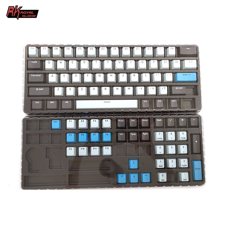 Игровая механическая клавиатура Royal Kludge RK100 с 100 клавишами на заказ rk double shot