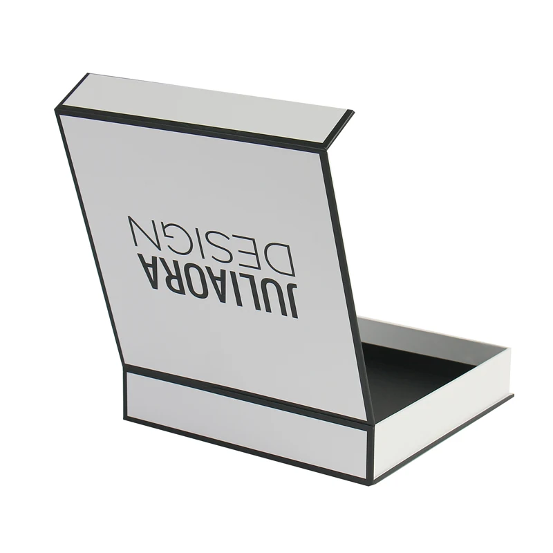 Оптовая продажа, роскошная белая упаковочная коробка для ювелирных изделий с логотипом на заказ