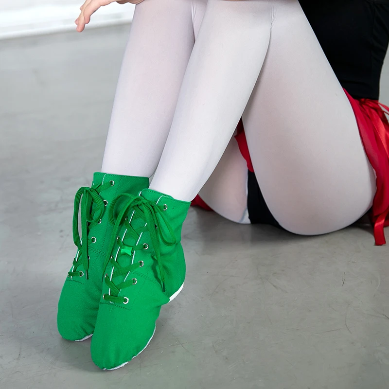 Танцевальная обувь для взрослых и детей, новая стильная тренировочная обувь, женская обувь для джазовых танцев