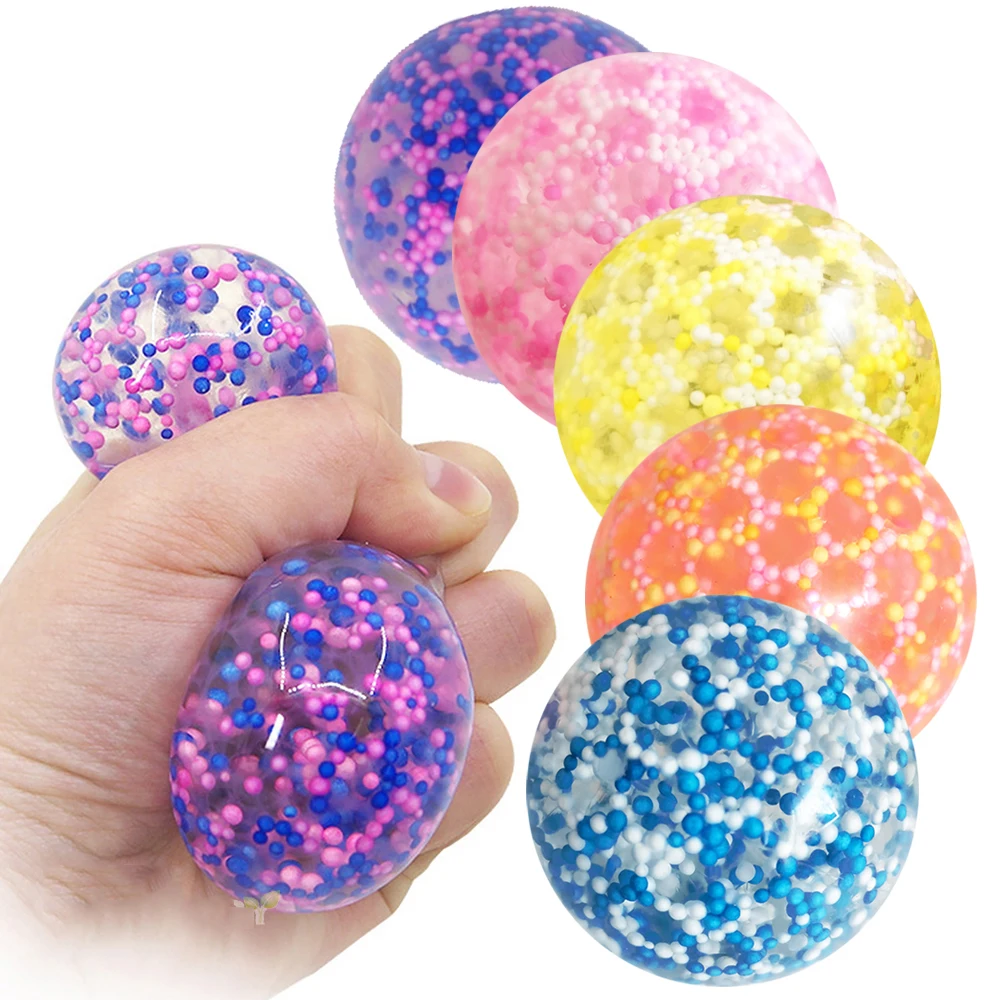 Colorful Fidget Toys Globbles Anti-stress Handle Stress Balls Sticky Soft Stuffed Toys Squishy Anxiety Figet Sensory Toy