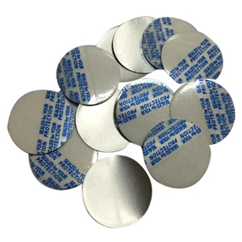 Aluminum foil induction cap sealing liner/wad/gasket/lid/cover for sport nutrition plastic and glass container/bottle/jar