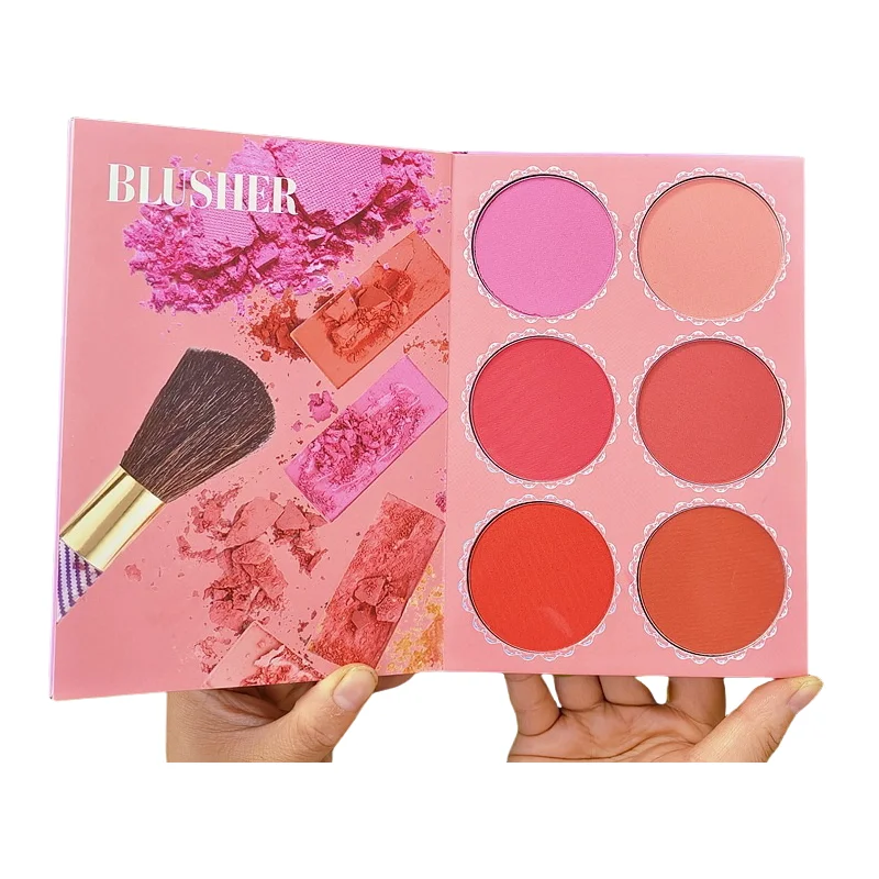 High Quality Hot Selling Eye Shadow Highlight Blusher Pallet Set  Private Label 3 in 1 Makeup Cosmetics