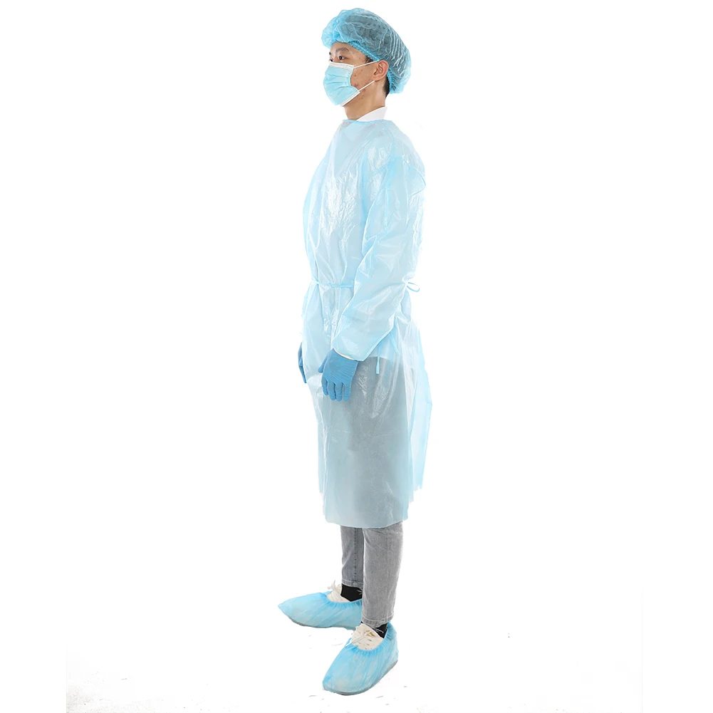 Medical ASTM Level 1disposable isolation gown plastic gown ppe waterproof disposable gowns clinic uniform medical suppliers CE