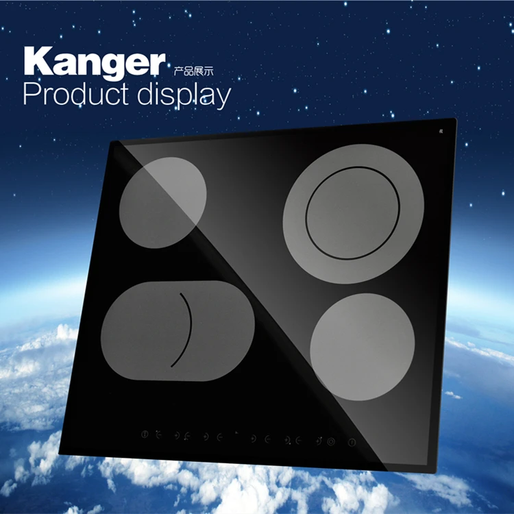 
Kanger home appliance parts black color glass ceramic 
