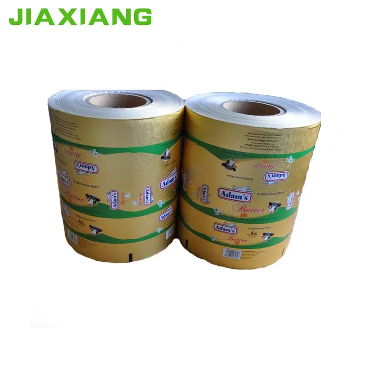 embossed printed designed Aluminium Foil Butter Papers  Margarine Aluminum Foil Packaging paper