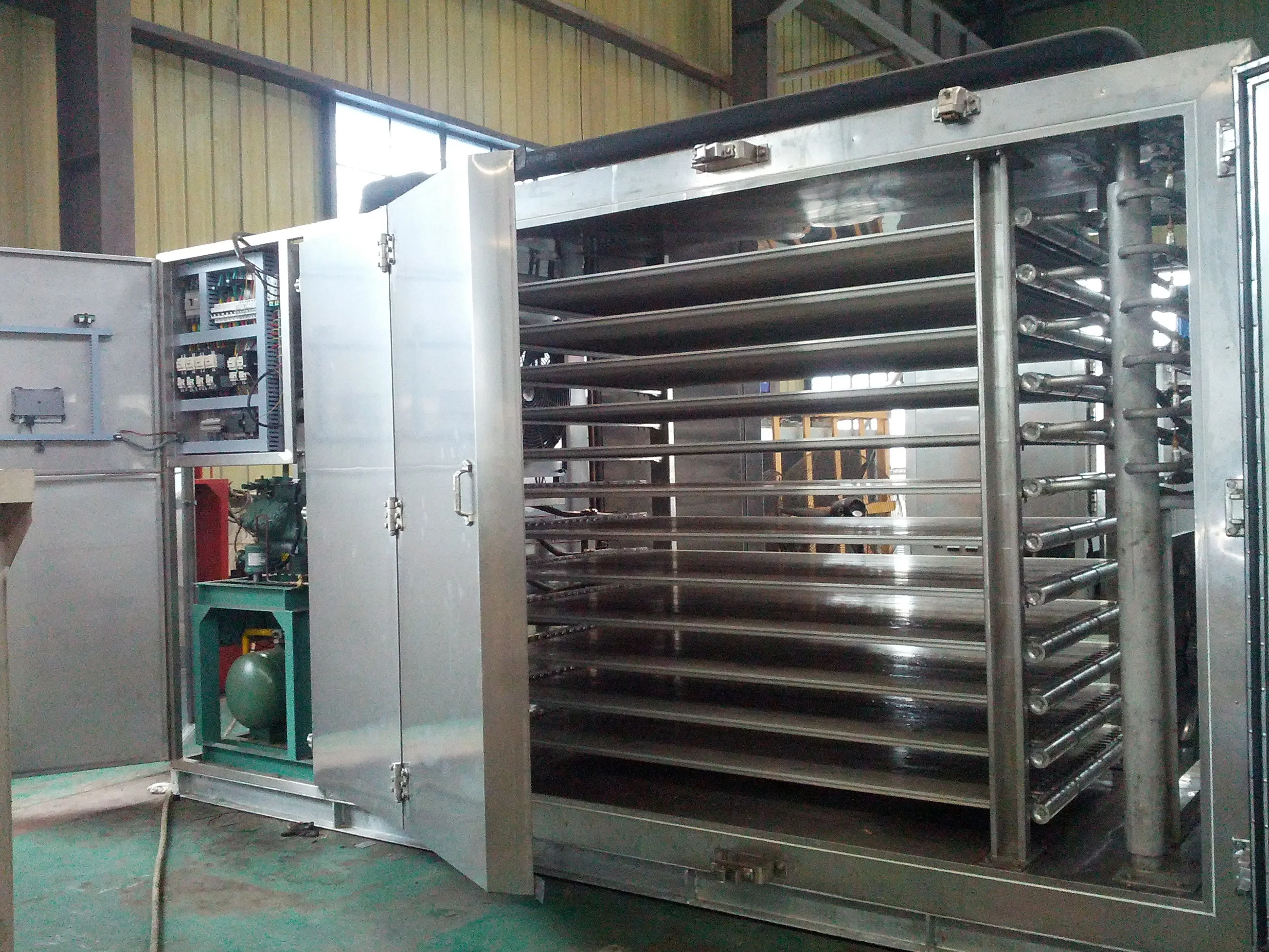 Полуконтактная пластина морозильная камера воздушная морозильная камера для замораживания блоков морепродуктов