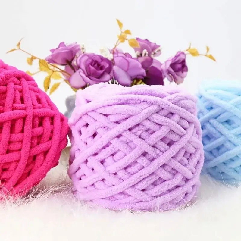 Premium Quality Cotton Yarn Knitting Threads Chenille Yarn For Knitting Scarf