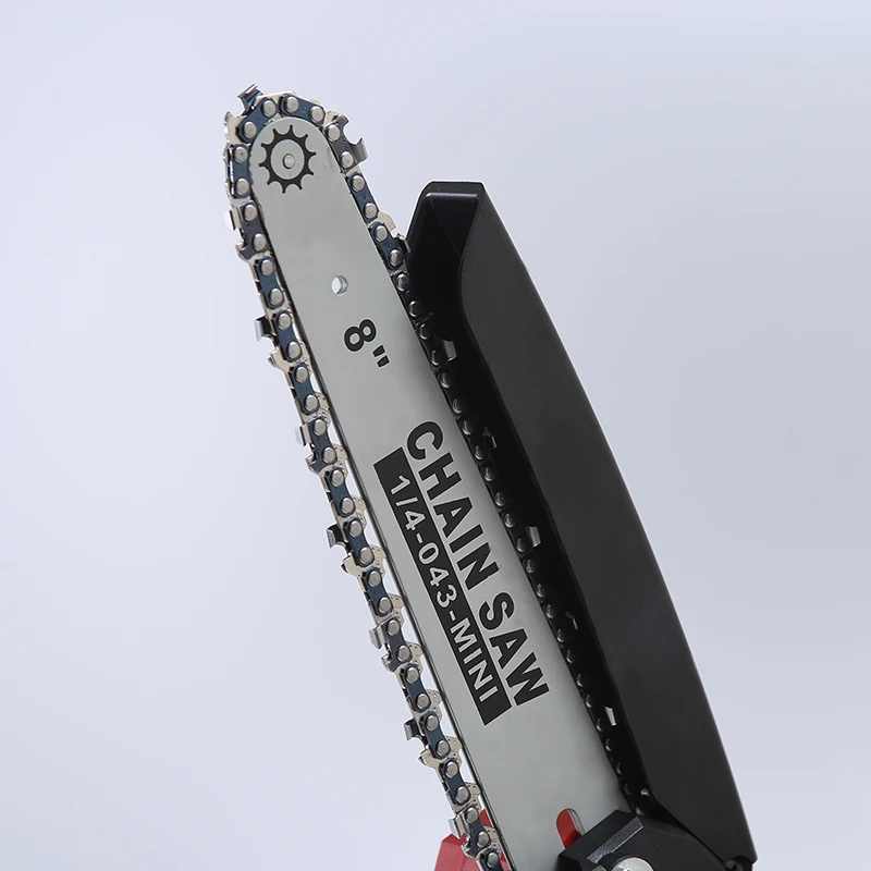Lightweight 8 inch Brushless Cordless Chainsaw  with Tool free Chain Tension for Tree Branches Courtyard Household and Garden