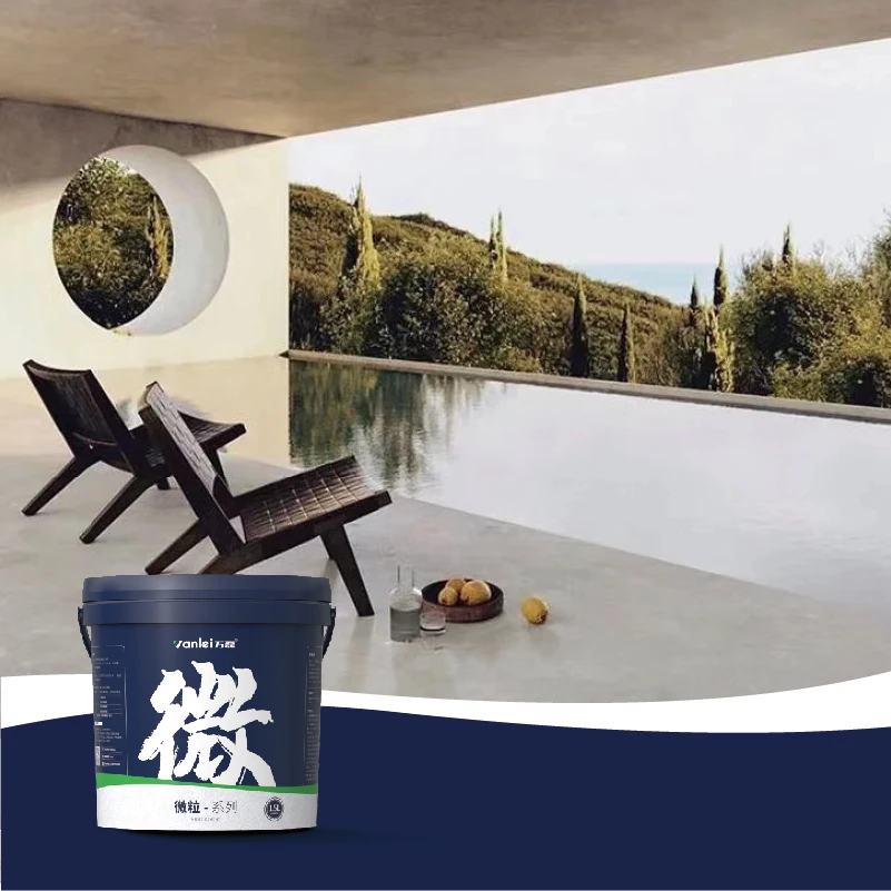 Wanlei Oem/odm Service Flawless Continuum Colour Microconcrete Polyurethane Resin Micro Cement