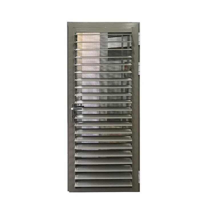 
high performance customized aluminum adjustable louvers door with AS 2047 certificate 