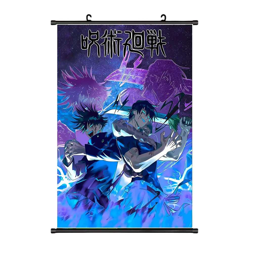 Wholesale Poster Banner Room Decoration Scroll Poster Hanging Picture Custom Hangable Wallscroll Posters Anime Wall Scroll