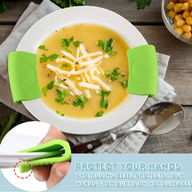 2022 New Arrival Pot Holder Handle Covers Heat Resistant Pots Pans Removable Handles Cover Silicone Hot Handle Holder