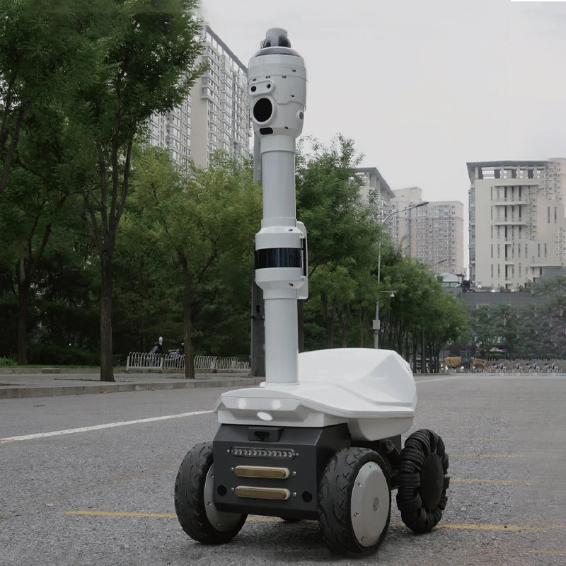 GOOSEBOT P1 интеллектуальный мобильный робот охранник патрульный вооружен для защиты человека
