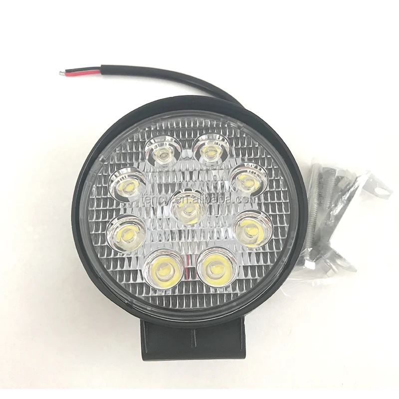 Cheap Truck 35mm 45mm 52mm Led Work Light Auto Square Rectangle Mini Headlight strobe flashing truck car led work light KF-W027B