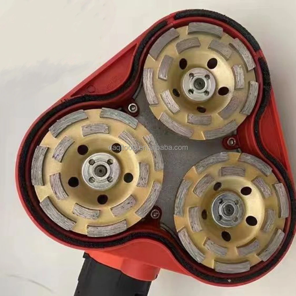 2800W Multi-functional Handheld Grinding machine three-head Road electric sander Lightweight mini grinder