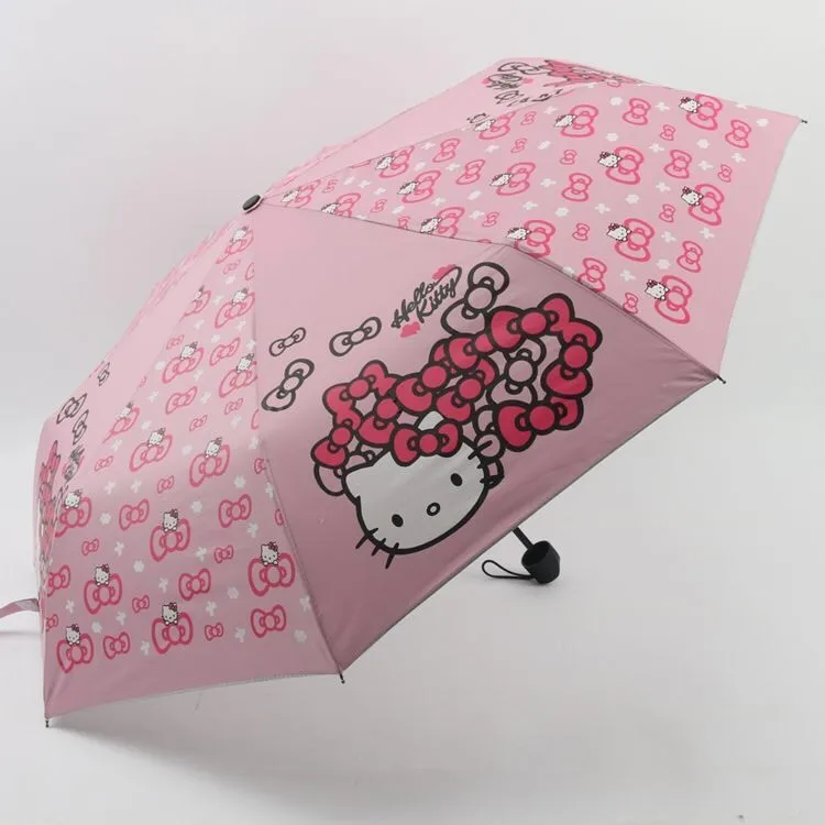 Cute Cat Children Umbrella Wholesale Fresh Cute Girls Sunshade Umbrella