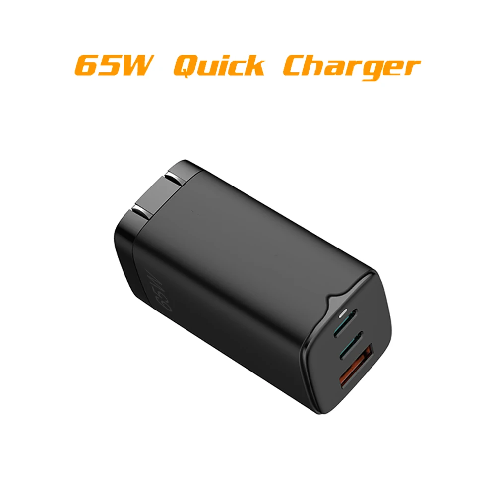 Greatpower Factory 2021 65 Вт настенное зарядное устройство PD с американской вилкой QC 3 0 Быстрая зарядка USB A