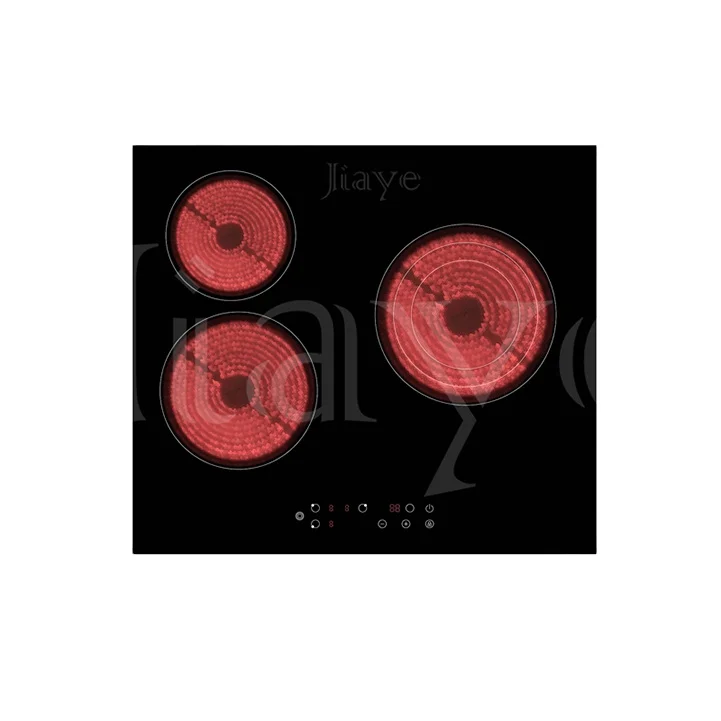China Manufacturer 3 Burner Ceramic Hotplate Touch control Ceramic Hob Cooker