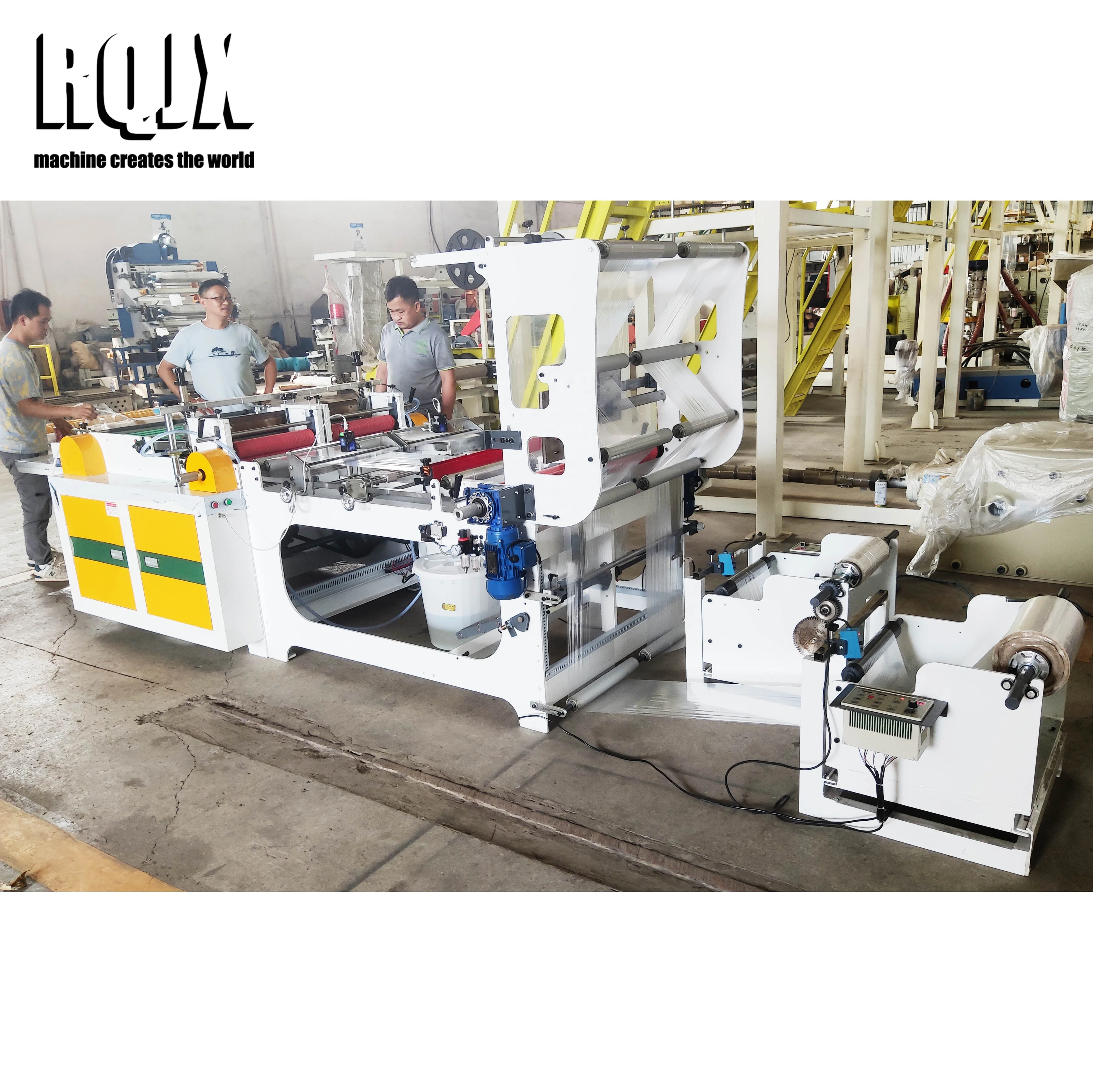 automatic recycle plastic garbage bag forming machine PLA biodegradable PE shopping T-Shirt vest Bag Making Machine