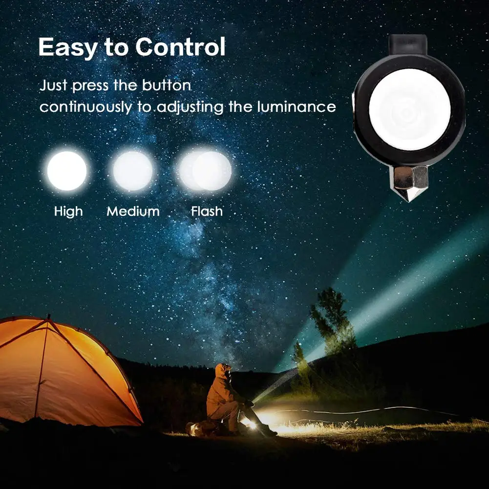 Powerful Solar Charging Multi-function Self-defense Led Torch Lampe Torche Emergency Hammer Tactical Flashlights