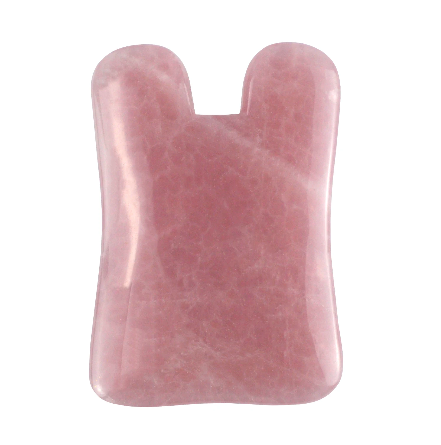Hot Selling Natural Rose Quartz Gua Sha Rose Quartz Guasha Stone for Facial Care and Beauty