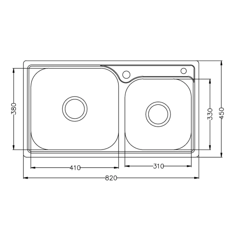 Handmade Kitchen Sink Carton Box Single Bowl Stainless Steel 304 Square Modern Best Selling Luxury 1 Piece Silver Kitchen CN;ZHE