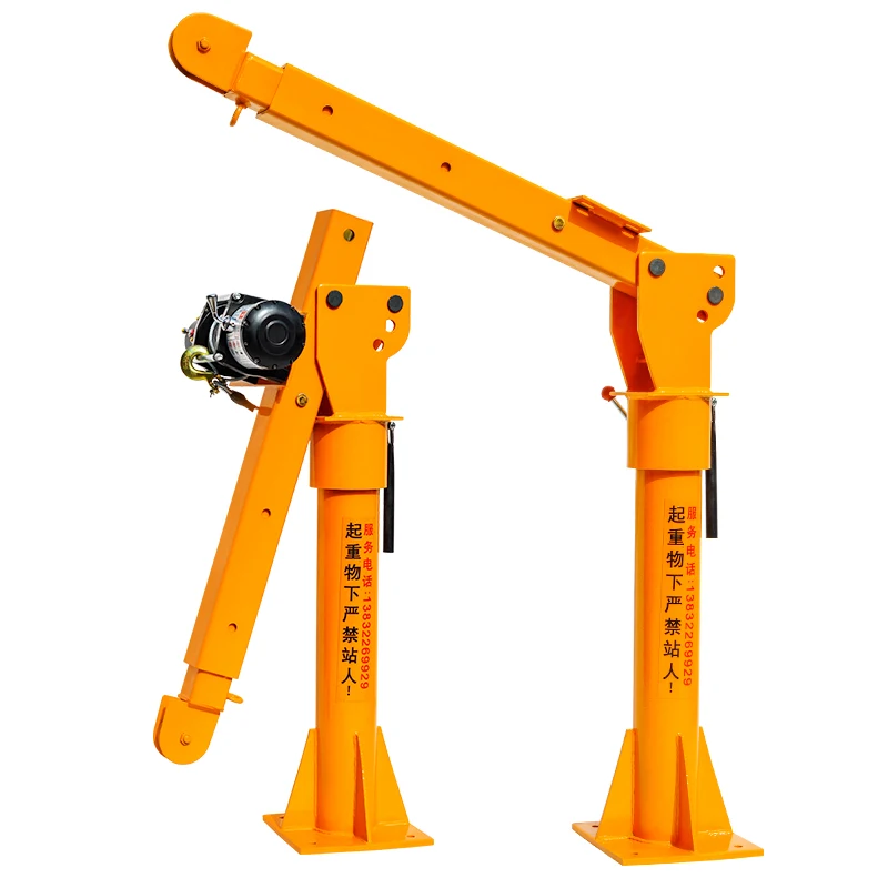 500kg Electric Mini Hydraulic Top Truck Crane Manufacturers