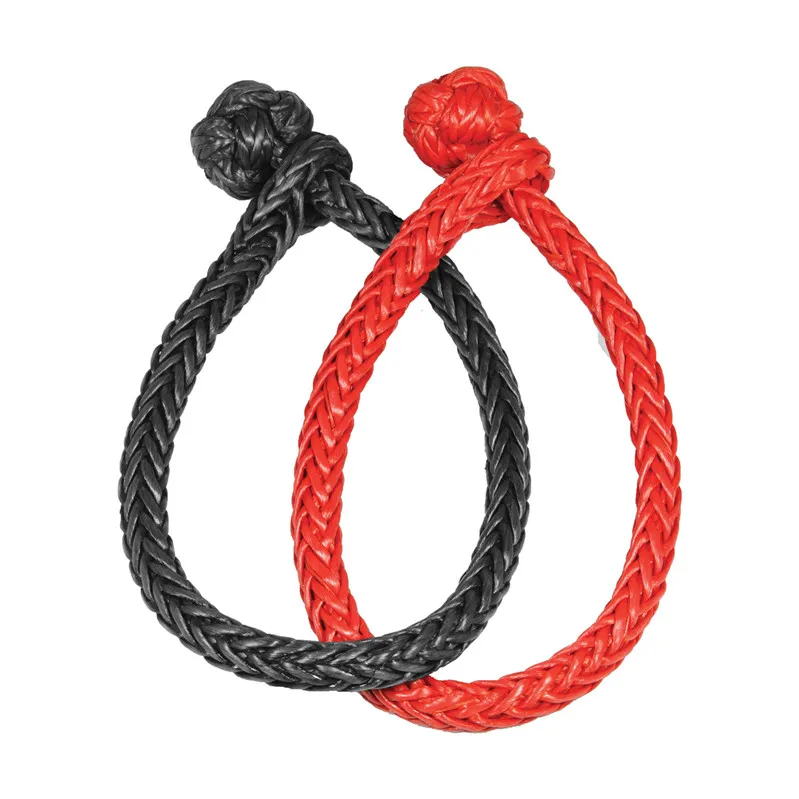 6M 12T UHMWPE winch soft shackle off road recovery rope 4x4 atv