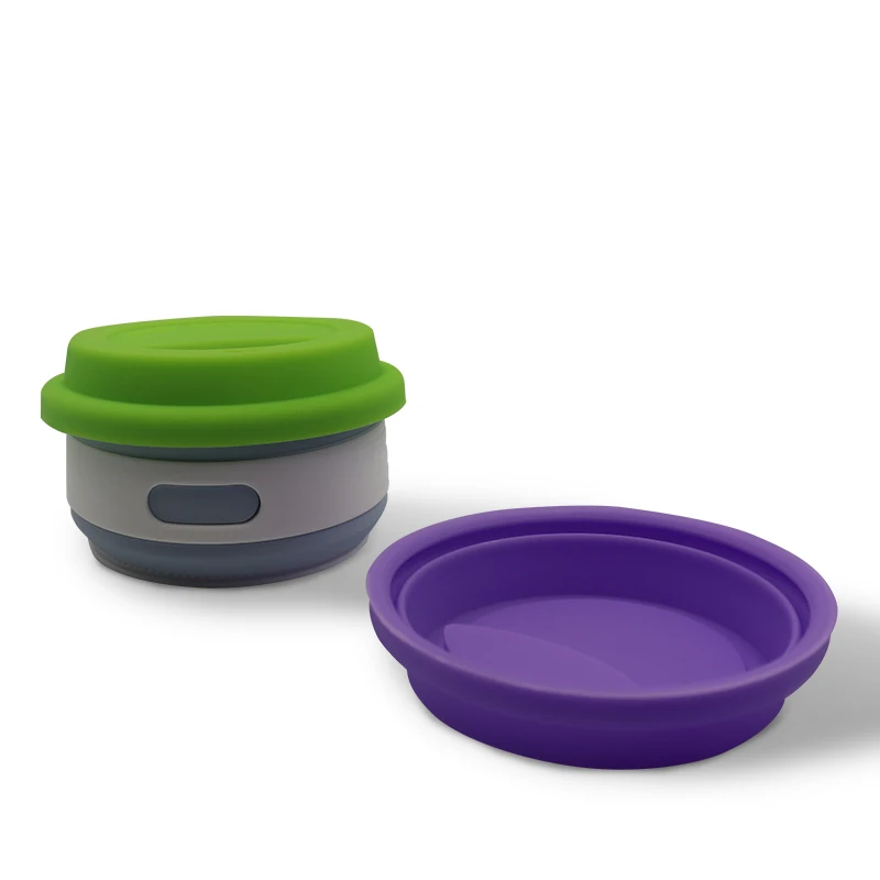 3.5inch Round Shape Colorful Coffee Lid Silicone Reusable Coffee Cup Lid For Juice Tea Coffee Soft Drink cup lid