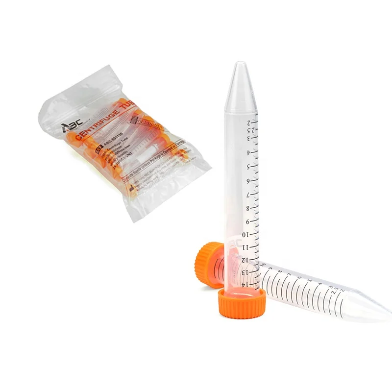for lab centrifuge machine consumables disposable plastic 15ml centrifuge tubes conical tube