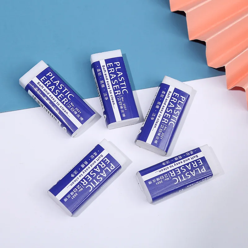 Factory Wholesale Hot Selling White 2B Eraser Soft Eraser Student Large Size Stationery Brick Cheap Eraser