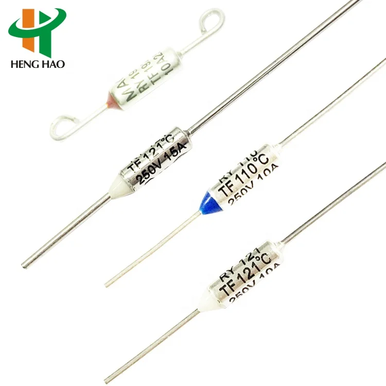 65 to 260 degree 10A 250V RY 125V 16A Element metal case Thermal Fuse For Microwave Ovens
