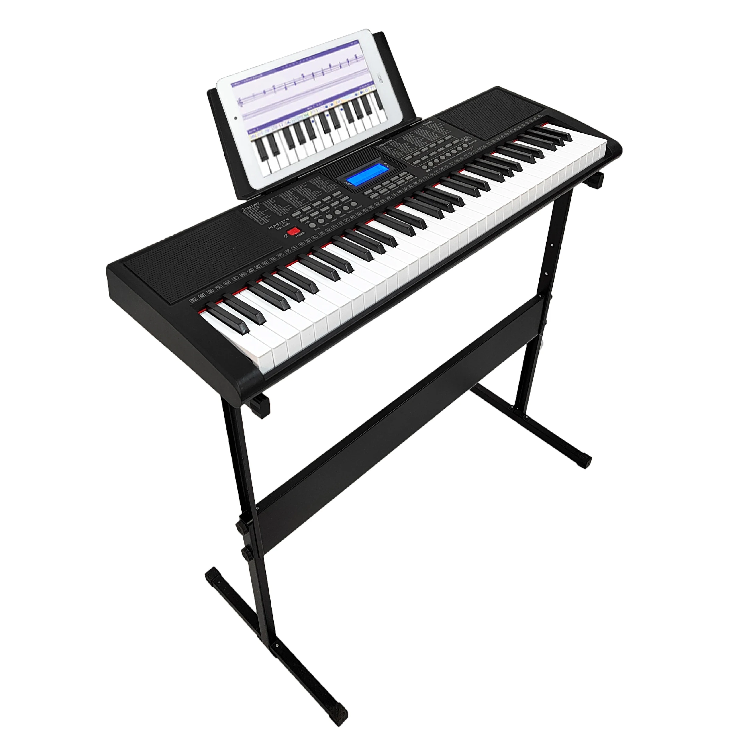 School music piano teaching keyboard with MIDI Keyboard and USB MP3 China synthesizer teclados LCD display students piano
