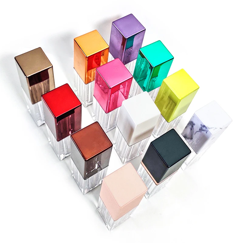 Лидер продаж туба для блеска губ с золотой короной прозрачный пустой контейнер 5 мл