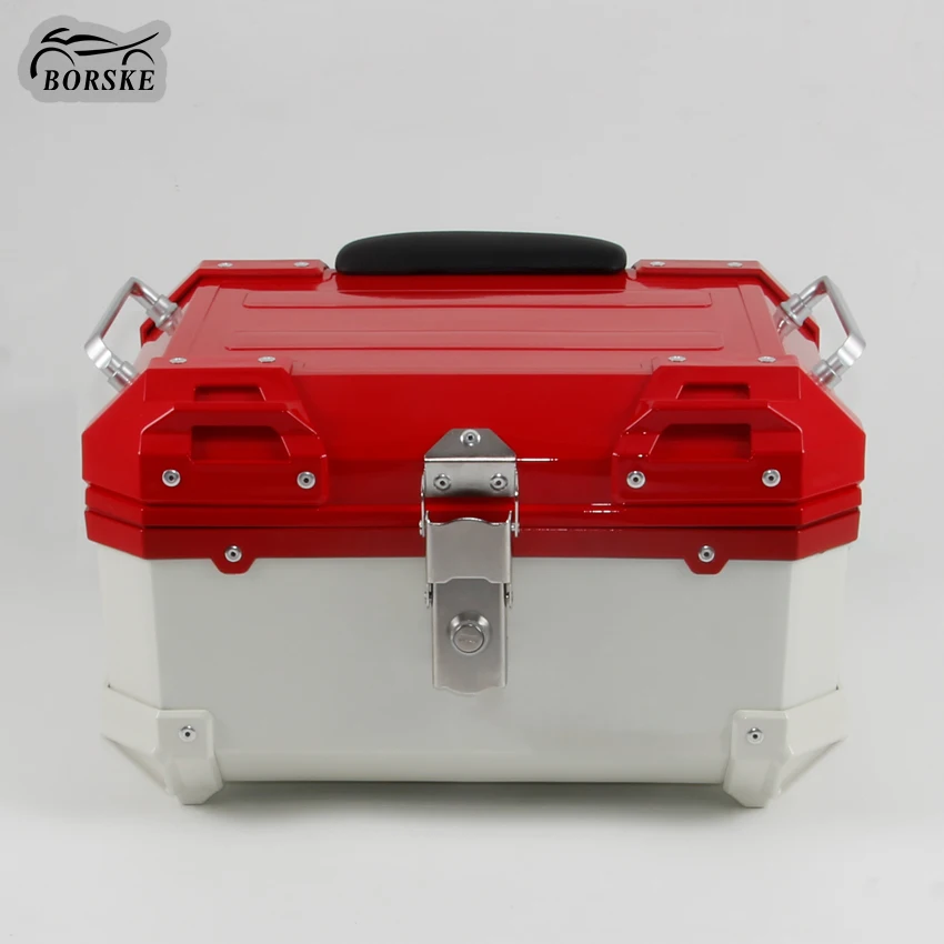 Universal Plastic Rear Box Scooter Luggage Box Motorcycle Vespa Top Case Scooter Plastic Tail Box