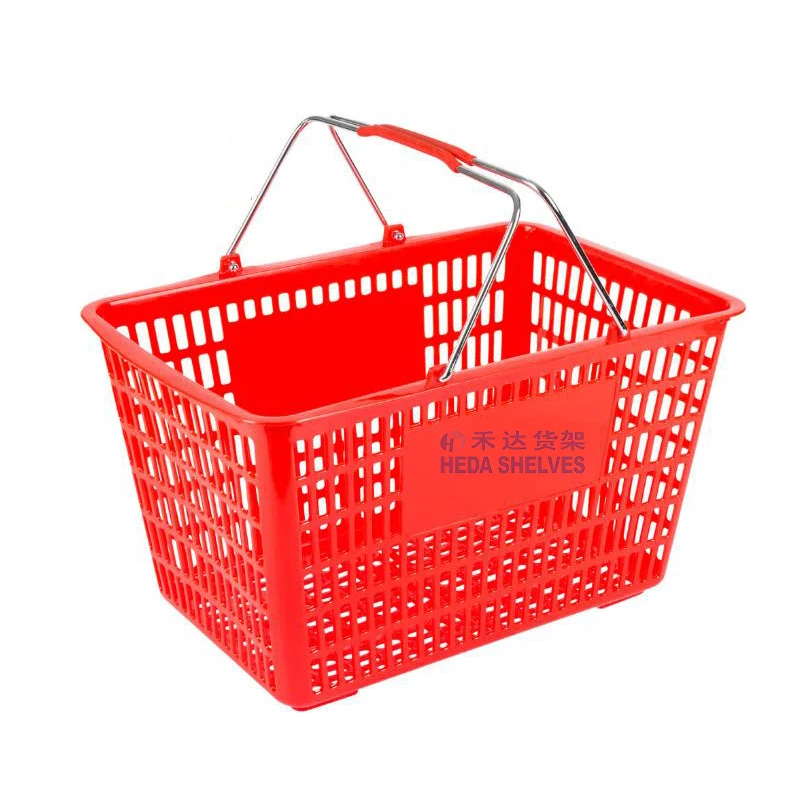 Supermarket Flexible Oem Hand Held Shopping Baskets