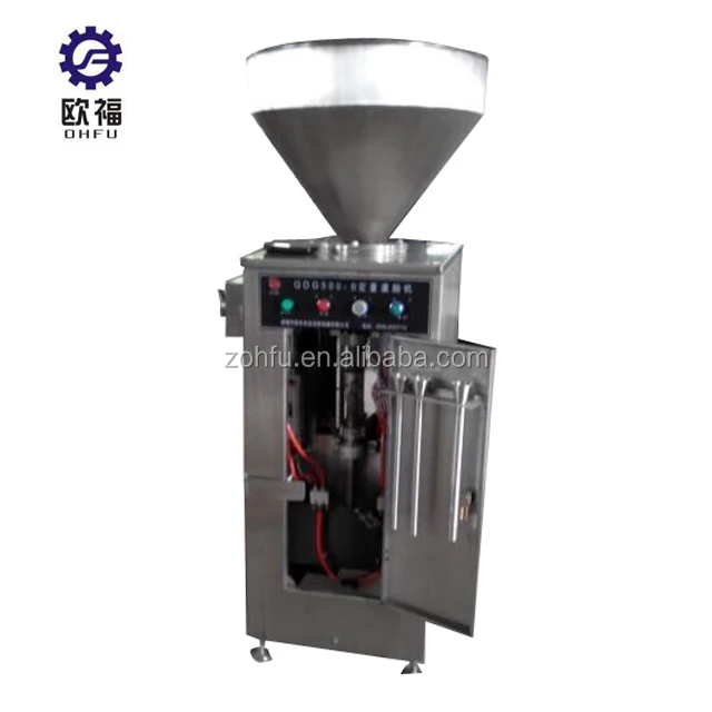 Automatic Commercial Vacuum Sausage industrial commercial Meat product making machine sausage stuffer with twisting function