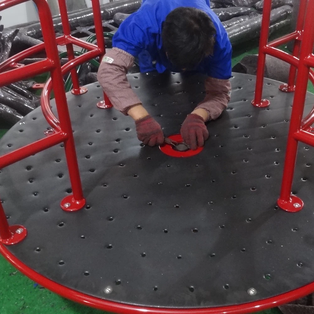 
New used children outdoor playground equipment merry go round 